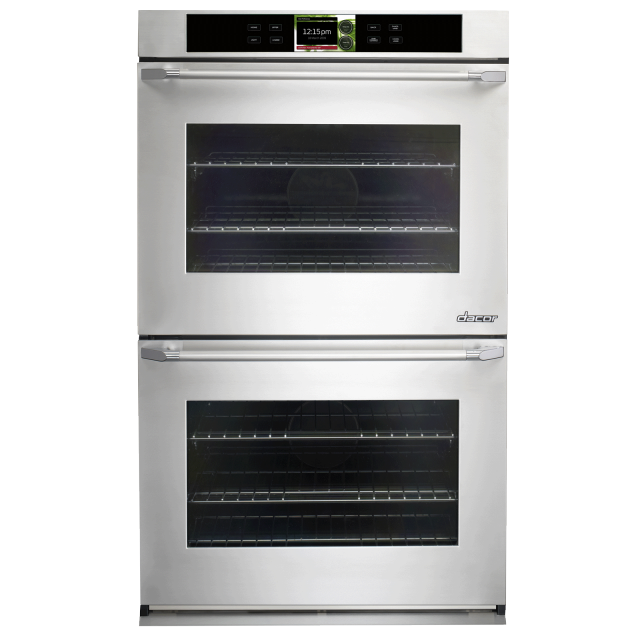 Dacor Discovery DYO230PS 30 in. iQ Double Wall Oven in Stainless Steel with Pro Style Handle